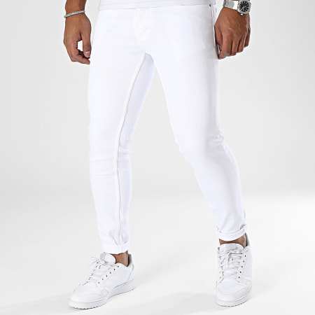 Jeans homme slim blanc outlet