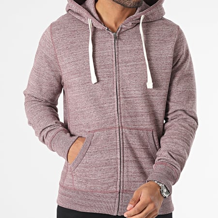 Blend - Hooded zip sweatshirt North 20706981 Gemarmerd paars