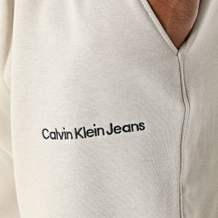 Calvin Klein - Pantaloni da jogging istituzionali 2925 beige