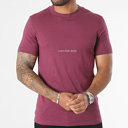 Calvin Klein - Camiseta institucional 2848 Violeta