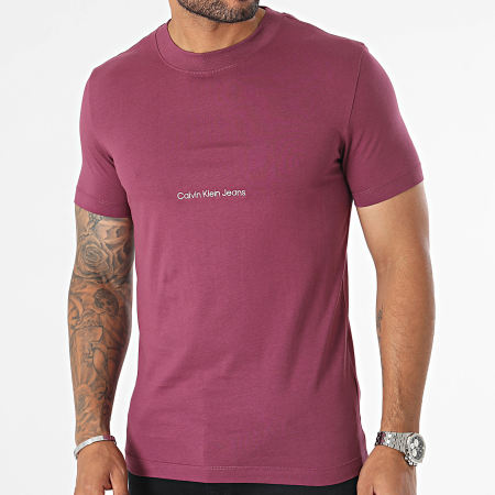 Calvin Klein - Camiseta institucional 2848 Violeta