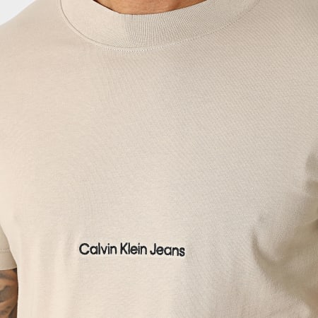 Calvin Klein - Tee Shirt Institutional 2848 Beige