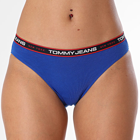 Tommy Jeans - Set di 3 slip donna 4710 bianco azzurro blu reale