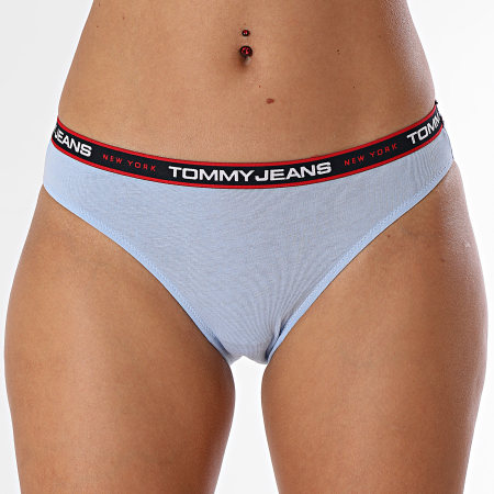 Tommy Jeans - Set di 3 slip donna 4710 bianco azzurro blu reale