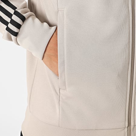 Adidas Originals - TT IL2495 Giacca con zip a righe beige