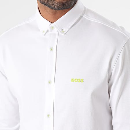 BOSS - Biado Camicia a maniche lunghe 50497486 Bianco