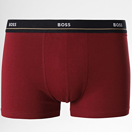 BOSS - Confezione da 5 boxer 50499430 Nero Rosso Blu Reale