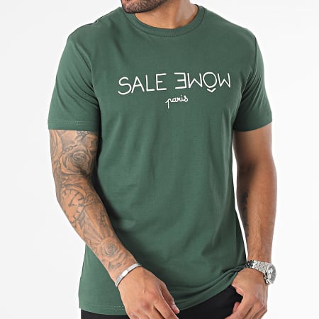 Sale Môme Paris - Camiseta Punition Verde Blanca