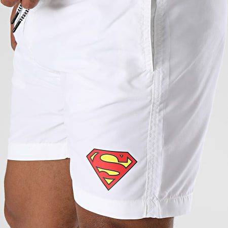 Superman - Short De Bain Logo Blanc