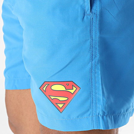 Superman - Short De Bain Logo Bleu Roi
