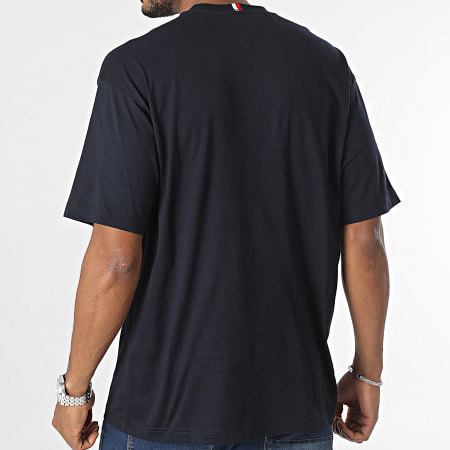Tommy Hilfiger - Tee Shirt Monotype Embro Archive 2619 Bleu Marine
