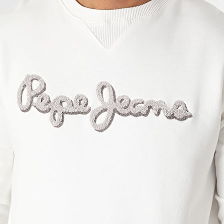Pepe Jeans - Felpa girocollo Ryan Bianco