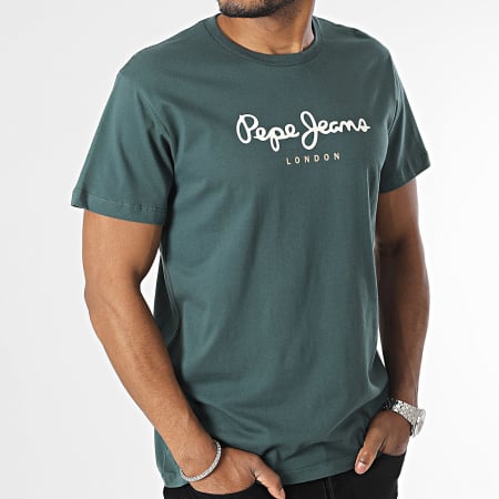 Pepe Jeans - Camiseta Eggo Verde