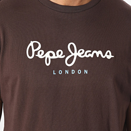 Pepe Jeans - Camiseta Eggo Marrón
