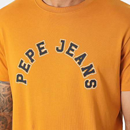 Pepe Jeans - Tee Shirt Westend PM509124 Jaune Moutarde