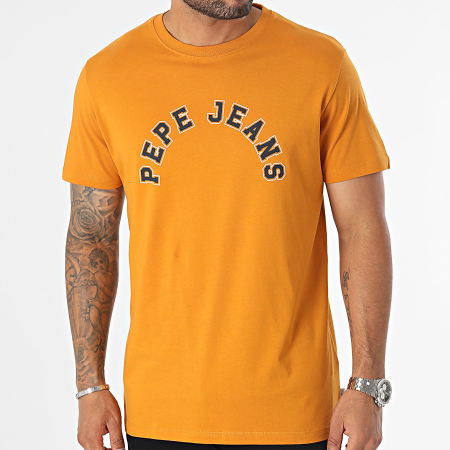 Pepe Jeans - Tee Shirt Westend PM509124 Jaune Moutarde