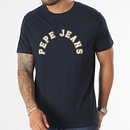Pepe Jeans - Tee Shirt Westend PM509124 Bleu Marine