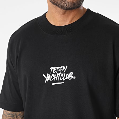 Teddy Yacht Club - Camiseta Premium Large Head Script Verde claro Premium Negro