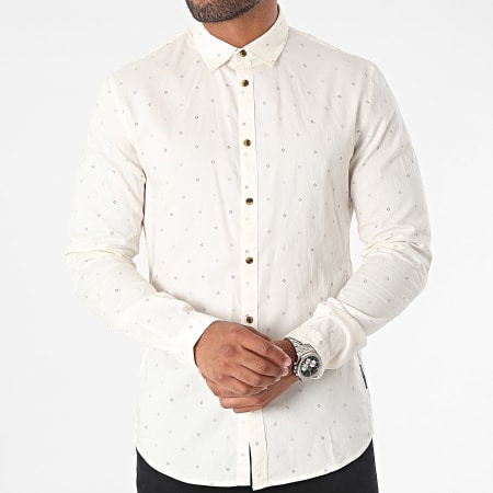 Tom Tailor - Chemise Manches Longues 1039794-XX-12 Blanc