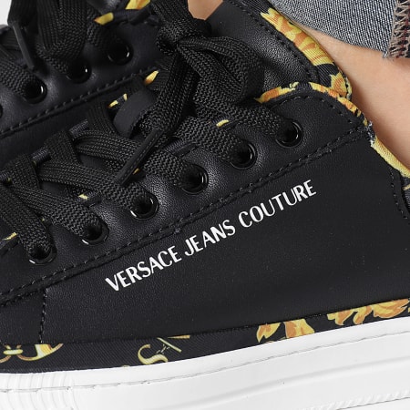 Versace Jeans Couture - Fondo Court 88 Zapatillas Mujer 75VA3SK5 Negro Renaissance