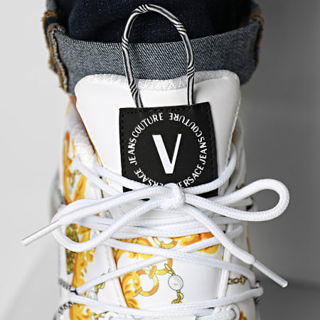 Versace Jeans Couture - Baskets Fondo Nomo 75YA3SU2 White Renaissance