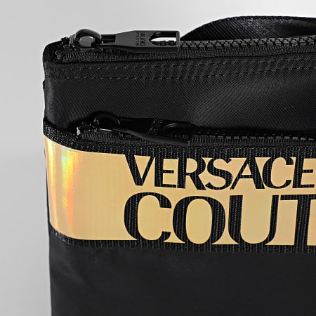 Versace Jeans Couture - Sacoche Range Iconic Logo 75YA4B96 Noir Iridescent