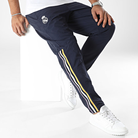 Adidas Sportswear - Real Madrid IB0865 Zwarte Joggingbroek met Band