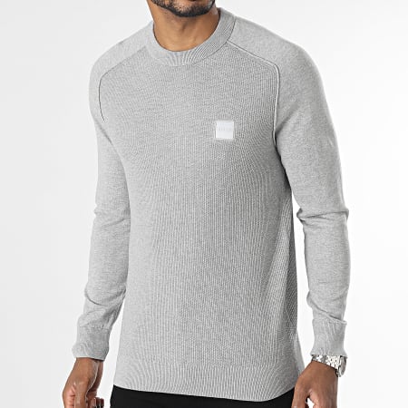 Hugo Boss Poloshirt Gris Foncé Jaune