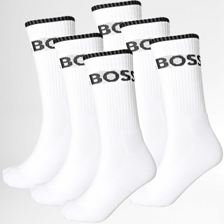 BOSS - Confezione da 6 paia di calzini 50510168 Bianco
