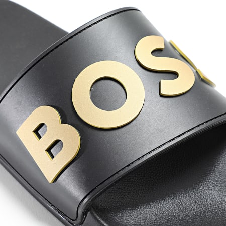 BOSS - Kirk schuif 50498241 Zwart Verguld