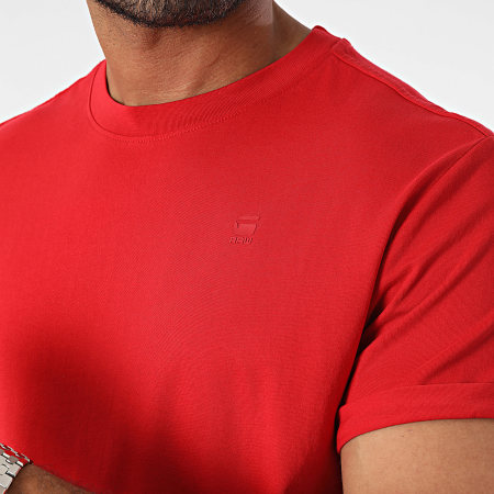 G-Star - Tee Shirt Lash D16396 Rouge