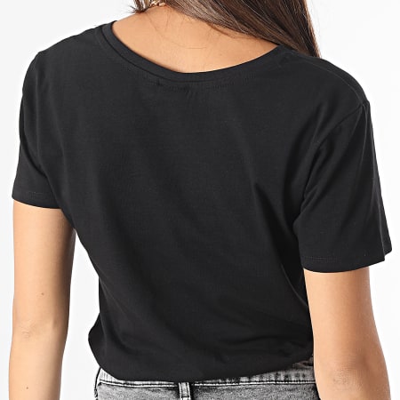 Kaporal - Camiseta Lea cuello pico Mujer Negro