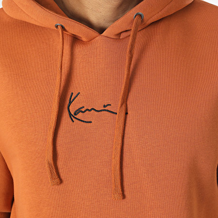 Karl Kani - Felpa con cappuccio Small Signature Essential 6028436 Arancione