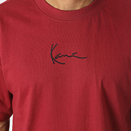 Karl Kani - Tee Shirt Small Signature Essential 6033231 Bordeaux