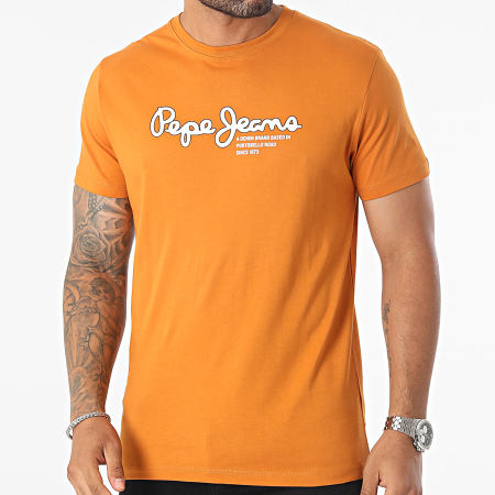 Pepe Jeans - Camiseta Wido PM509126 Naranja