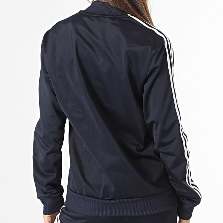 Adidas Sportswear - Tuta da ginnastica a 3 strisce da donna IJ8782 blu navy