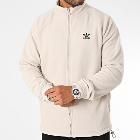 Adidas Originals - Sweat Zippé Polaire Trefoil IM4491 Beige