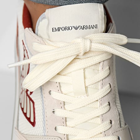 Emporio Armani - Sneakers X4X537 XN730 Navy Beige Silver Bordeaux Vanielle