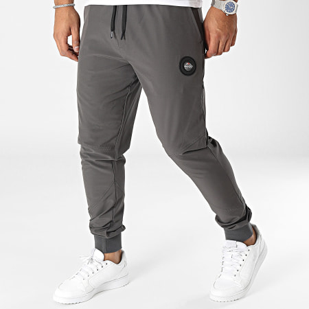 Helvetica - Pantaloni da jogging Klyons grigio antracite