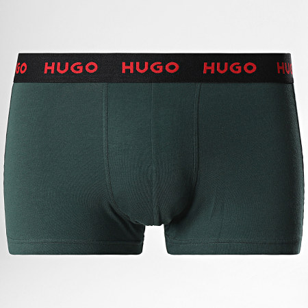 HUGO - Lot De 3 Boxers 50469766 Noir Vert