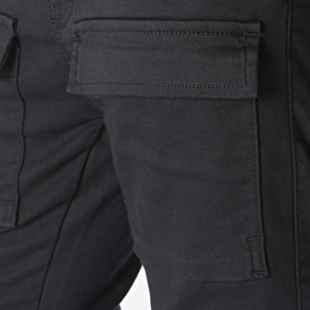 KZR - Pantalon Cargo Noir