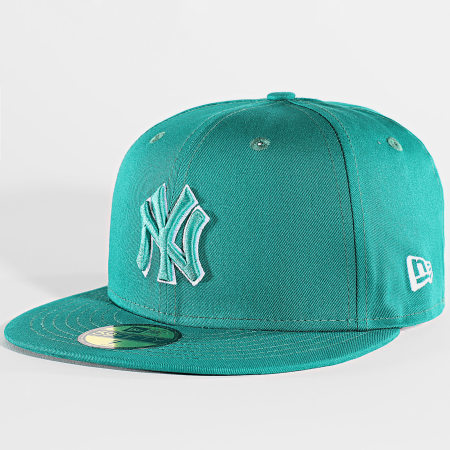 New Era - Gorra ajustada Team Outline New York Yankees Verde