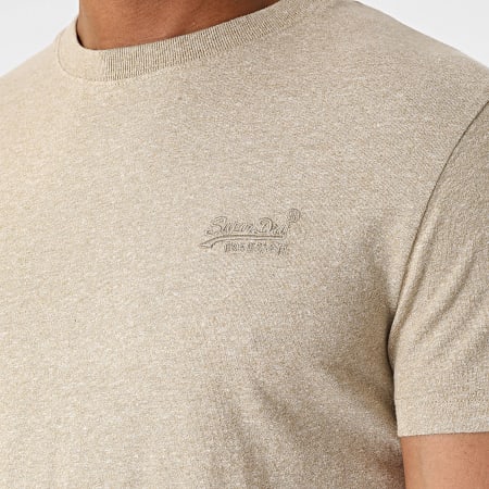 Superdry - Tee Shirt Vintage Logo Embroidery M1011245A Beige