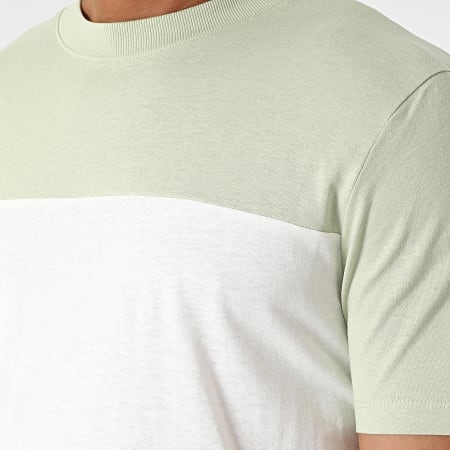 Tom Tailor - Tee Shirt 10337672-XX-12 Vert Blanc
