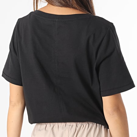 Tommy Jeans - Tee Shirt Col V Femme Modern Regular 9781 Noir