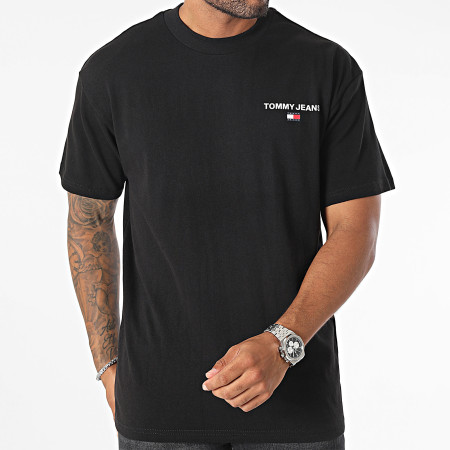 Tommy Jeans - Tee Shirt Relax Mock 7823 Noir