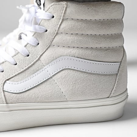 Vans - Sneakers Sk8 Hi 7NSJVY1 Suede Blanc De Blanc