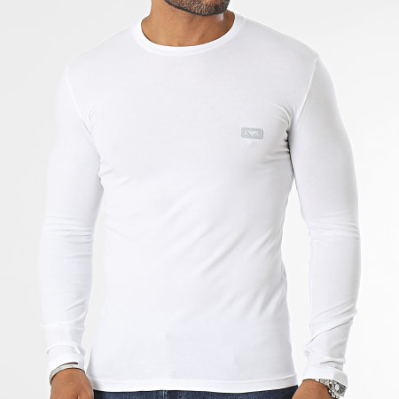 Emporio Armani - Tee Shirt Manches Longues 111023 Blanc