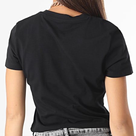 Camiseta negra Guess mujer-Unas1 compra Guess con Descuento- camiseta negra  mujer