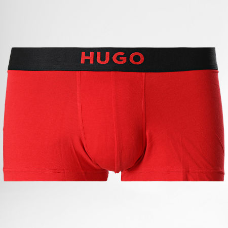 HUGO - Set di 2 boxer 50501384 nero rosso